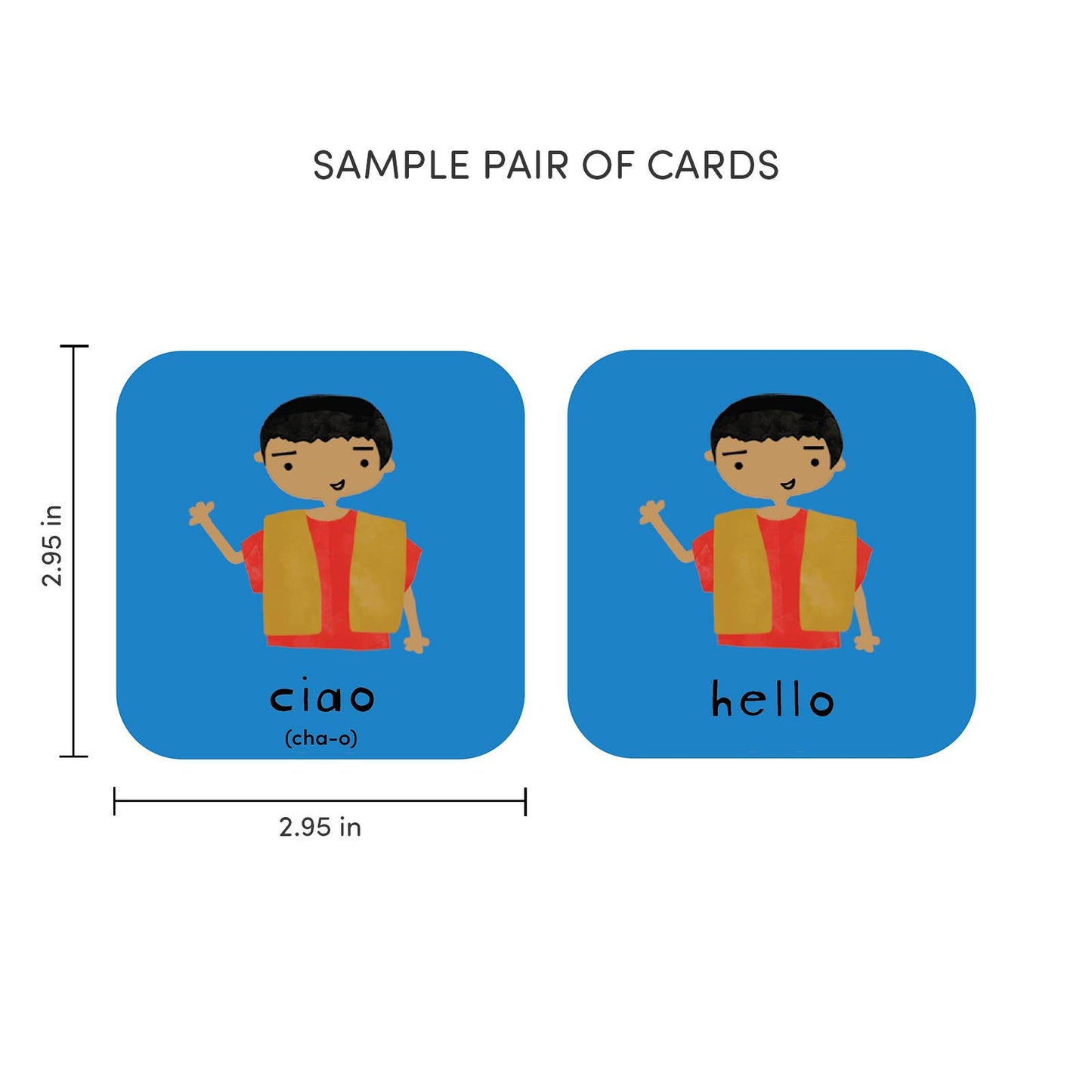 Minilingo, Italian/English Bilingual Flashcards for Kids: Italian/English