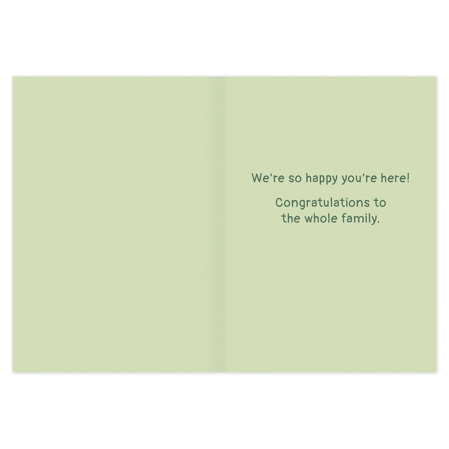 Fox Welcome Baby Card