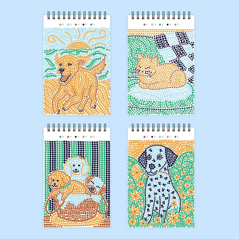 MINI FlowArt -Dot by Letter- Furry Friends