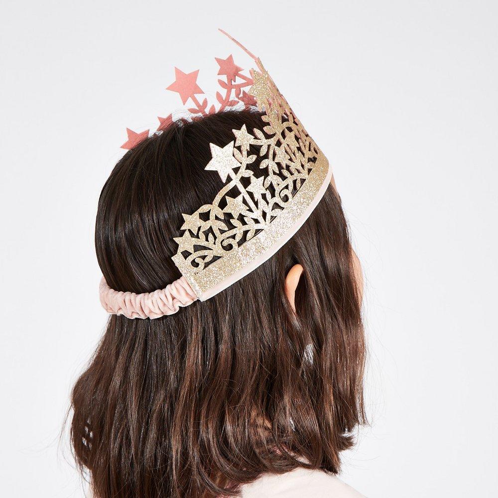 Glitter Fabric Star Crown