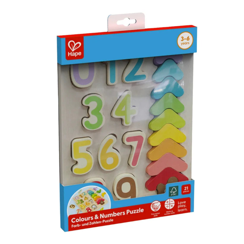 Colors and Numbers Puzzle