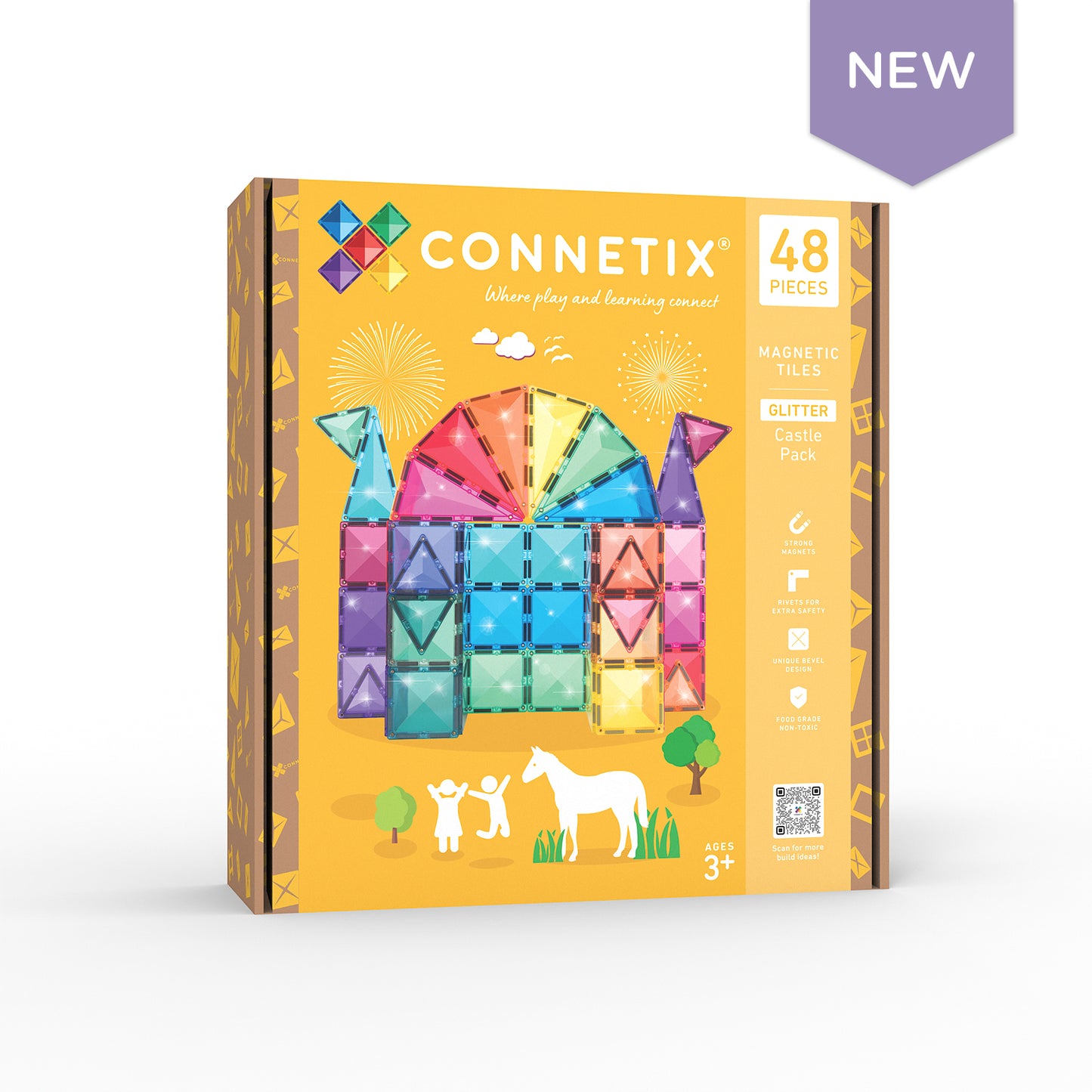 CONNETIX Glitter Castle Pack 48 pc
