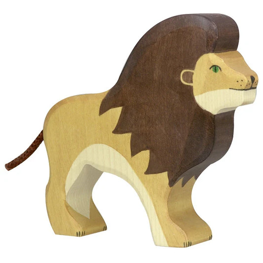 Holztiger Lion