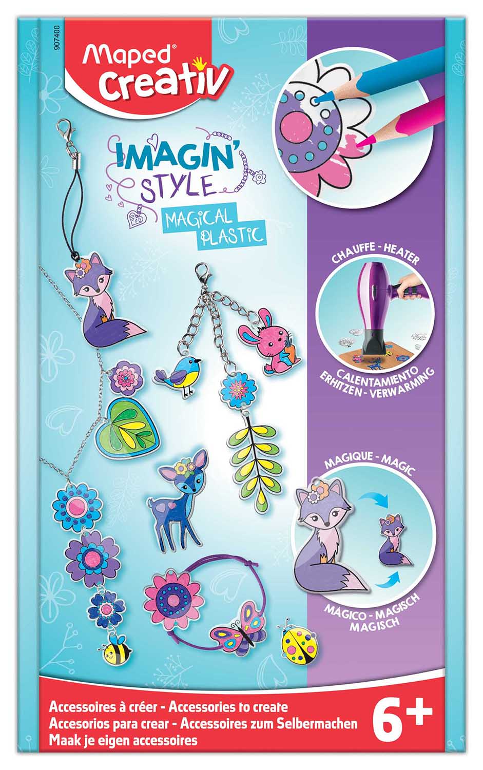 Creativ Imagin’Style Plastic Shrink Jewelry 38 Piece Kit