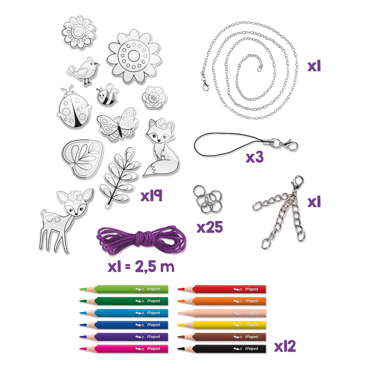 Creativ Imagin’Style Plastic Shrink Jewelry 38 Piece Kit