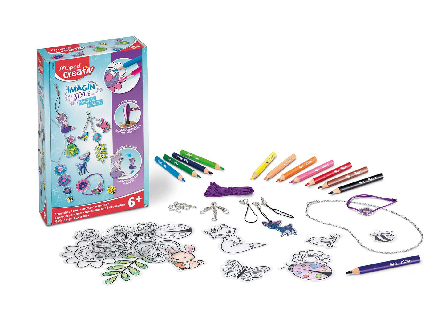 Creativ Imagin’Style Plastic Shrink Jewelry 38 Piece Kit