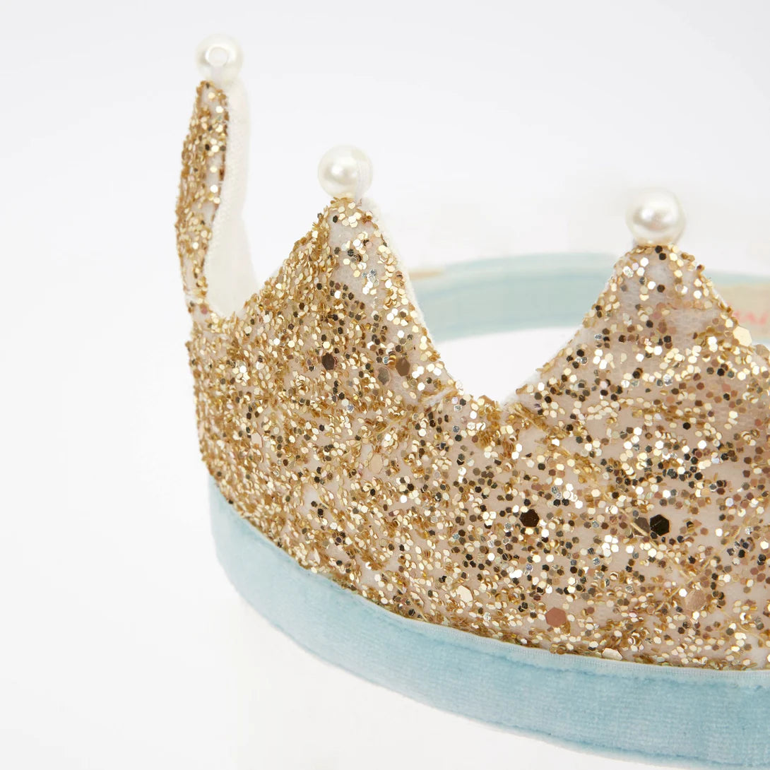 Gold and Pearl Party Crown