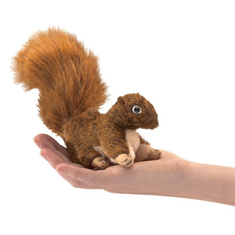 Mini Red Squirrel  Finger Puppet