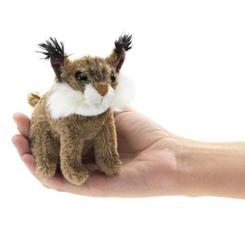 Mini Bobcat Finger Puppet