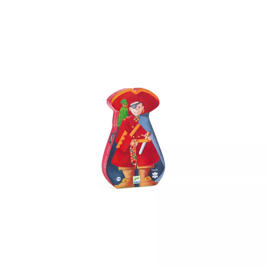 Silhouette Pirate and Treasure Puzzle