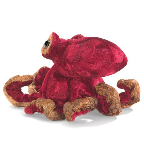 Mini Red Octopus Puppet