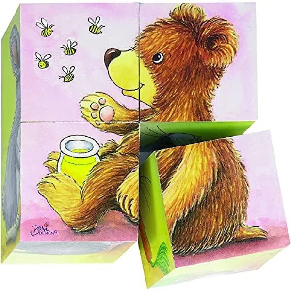 Baby Animals Cube Puzzle