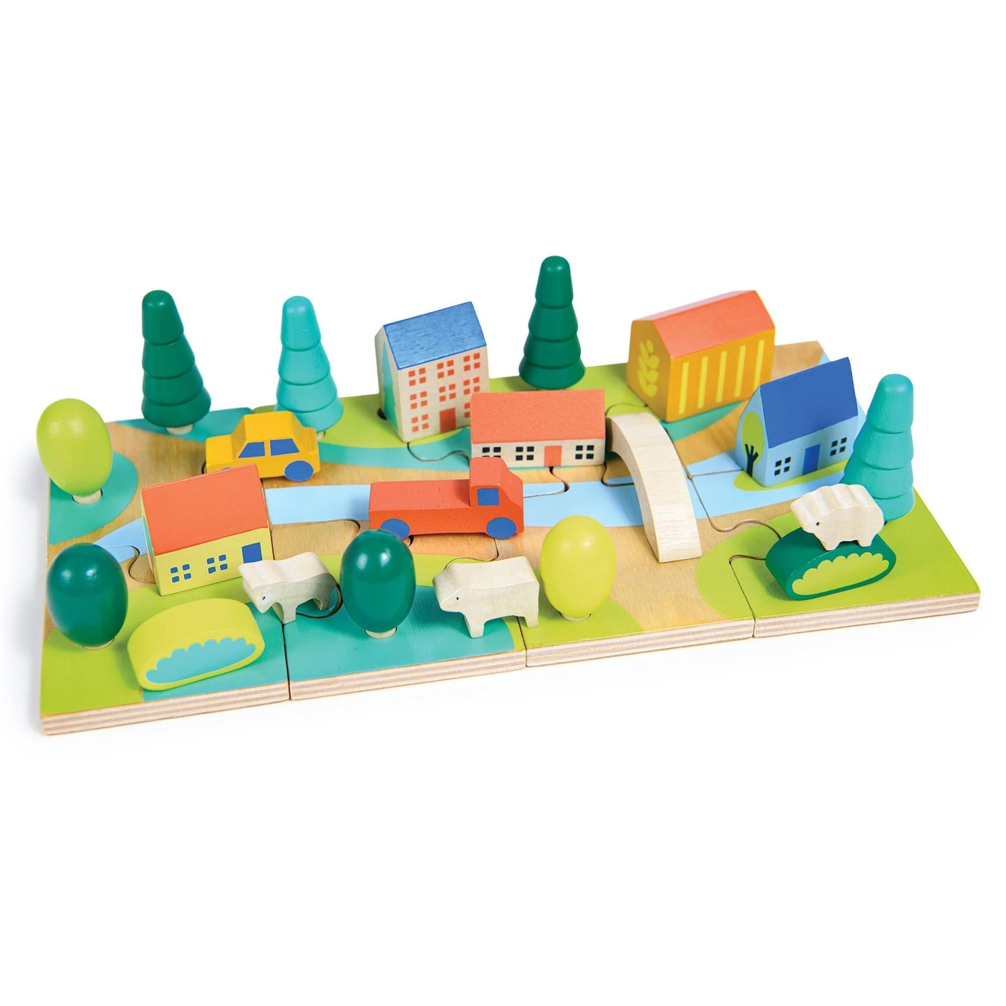 Tiny Town Jigsaw Playset