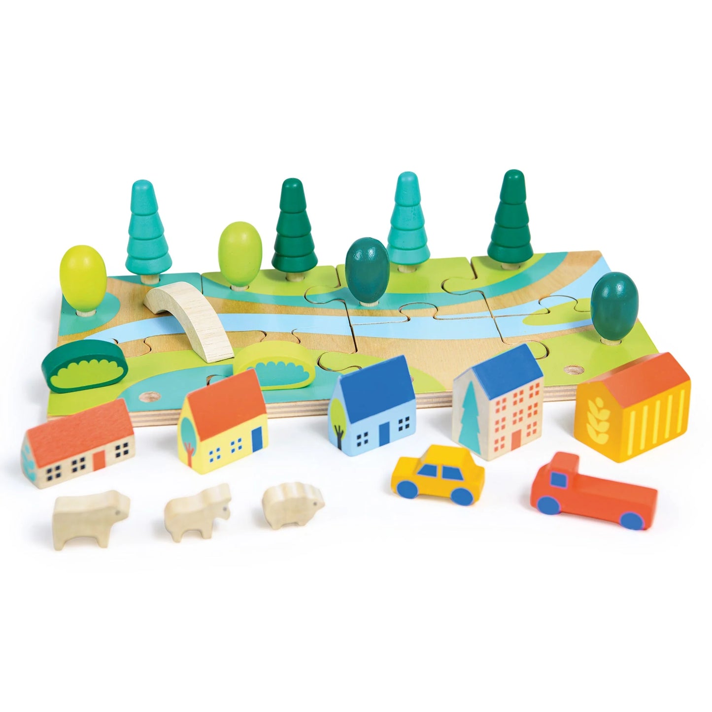 Tiny Town Jigsaw Playset