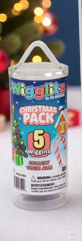 Christmas Tubes Wigglitz - 5 wigglitz