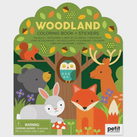 Woodland Friends Coloring Book