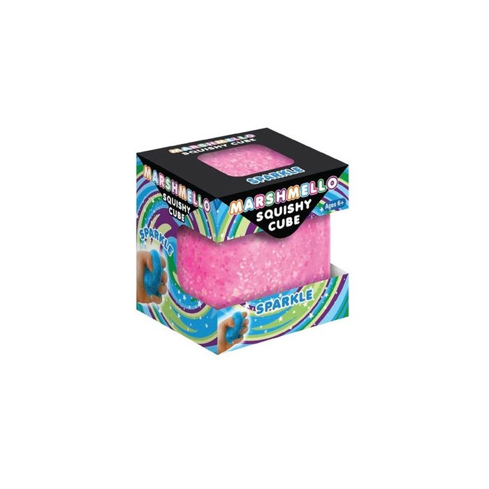 Marshmello Squishy Sparkle Cube