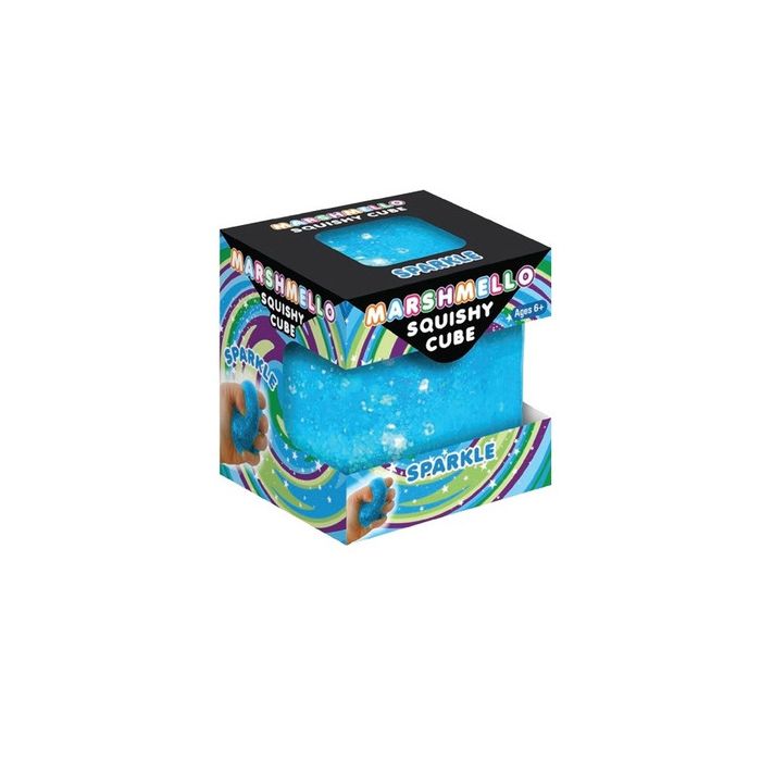 Marshmello Squishy Sparkle Cube