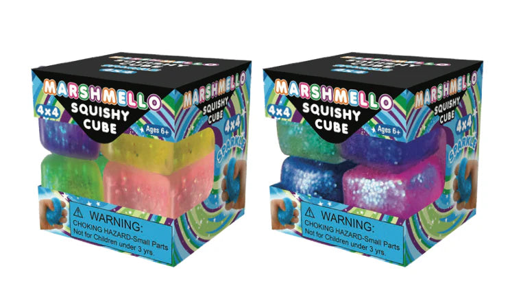 Marshmello 4x4 Mini Cube Glitter
